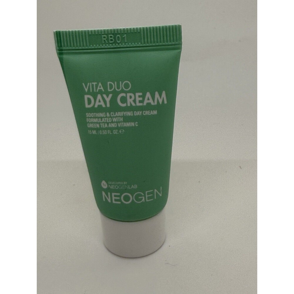Neogen Dermalogy Vita Duo Day Clarifying Cream Travel .50floz/15mL Korean New